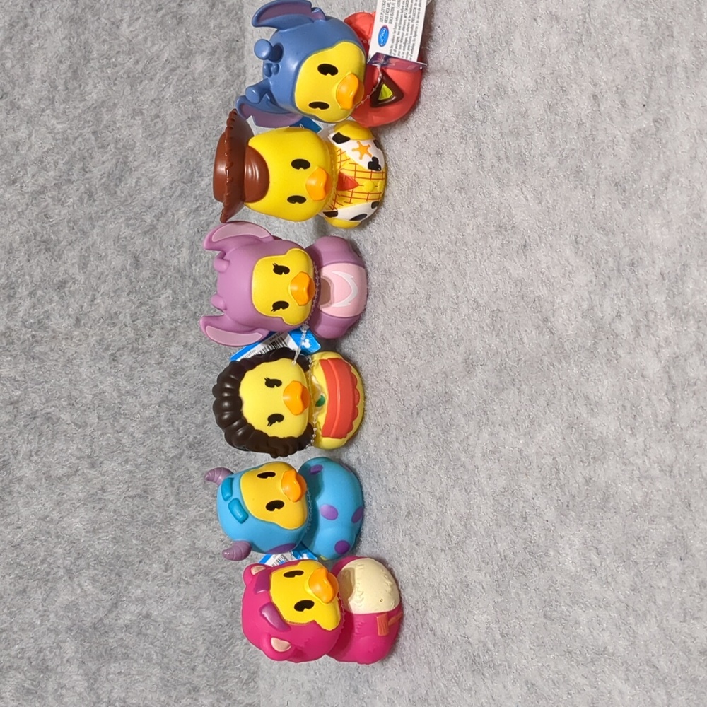 NWT Stitch Disney Rubber Duck Set Of 6  Collect …